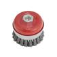 FERVI-Twisted knots cup brush-stainless steel d.75Imm