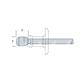 NS 4,8-Standard mandrel d.3,53 x foro d.4,8